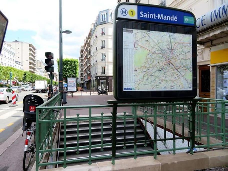Superbe Appartement Terrasse 75M Paris サン・マンデ エクステリア 写真